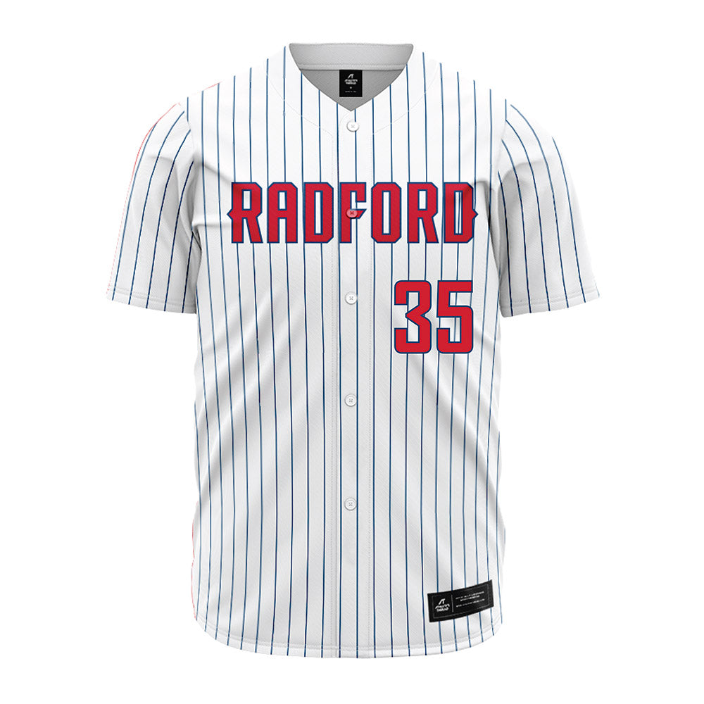 Radford - NCAA Baseball : Brooks Simpson - Pinstripe Jersey-0