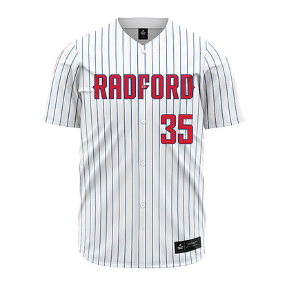 Radford - NCAA Baseball : Brooks Simpson - Pinstripe Jersey-0