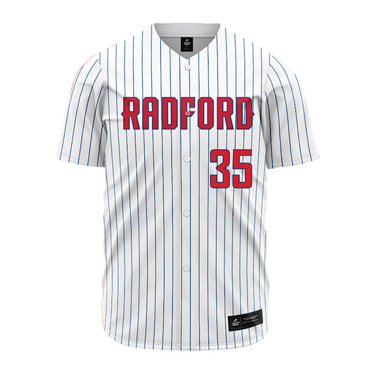 Radford - NCAA Baseball : Brooks Simpson - Pinstripe Jersey-0