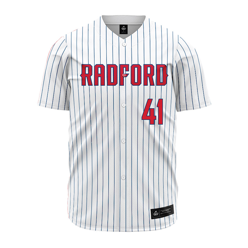 Radford - NCAA Baseball : Michael Cureton - Pinstripe Jersey-0