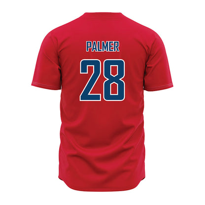 Radford - NCAA Baseball : Will Palmer - Red Jersey-1