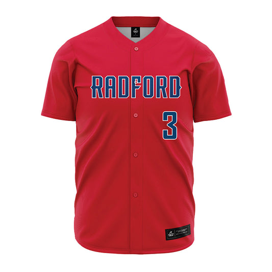 Radford - NCAA Baseball : Noah Toole - Red Jersey