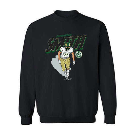 Colorado State - NCAA Football : Zachariah Smith - Crewneck Sweatshirt-0