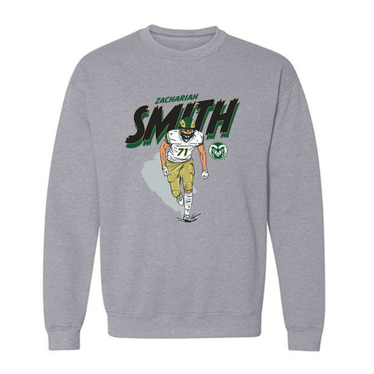 Colorado State - NCAA Football : Zachariah Smith - Crewneck Sweatshirt-0