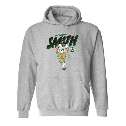 Colorado State - NCAA Football : Zachariah Smith - Hooded Sweatshirt-0