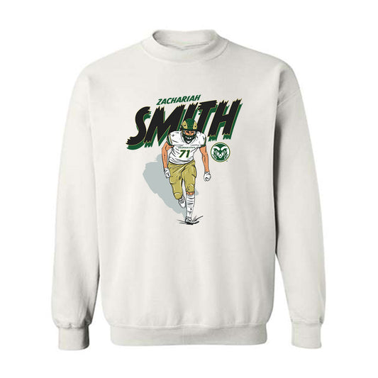 Colorado State - NCAA Football : Zachariah Smith - Crewneck Sweatshirt-0
