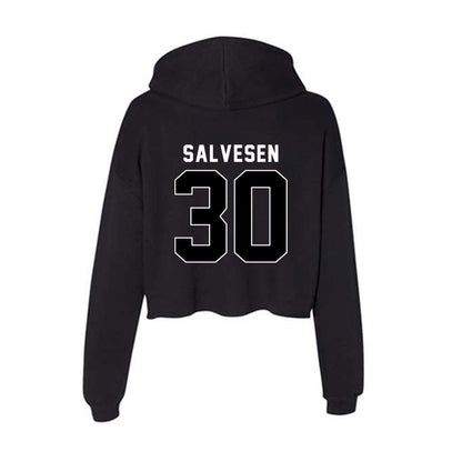 Utah - NCAA Baseball : Landon Salvesen - Women's Crop Fleece Hoodie-1