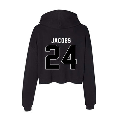 Utah - NCAA Baseball : Luke Jacobs - Women's Crop Fleece Hoodie-1