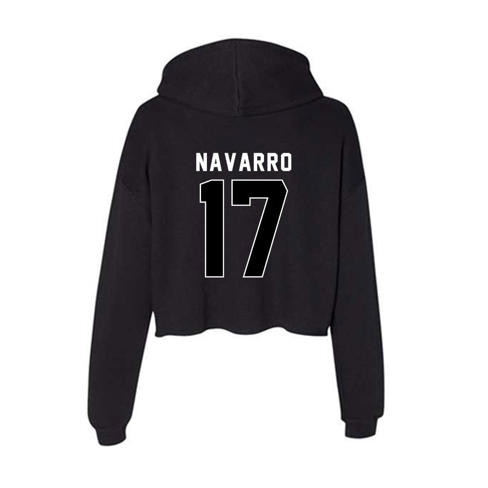Utah - NCAA Baseball : Bradley Navarro - Women's Crop Fleece Hoodie-1