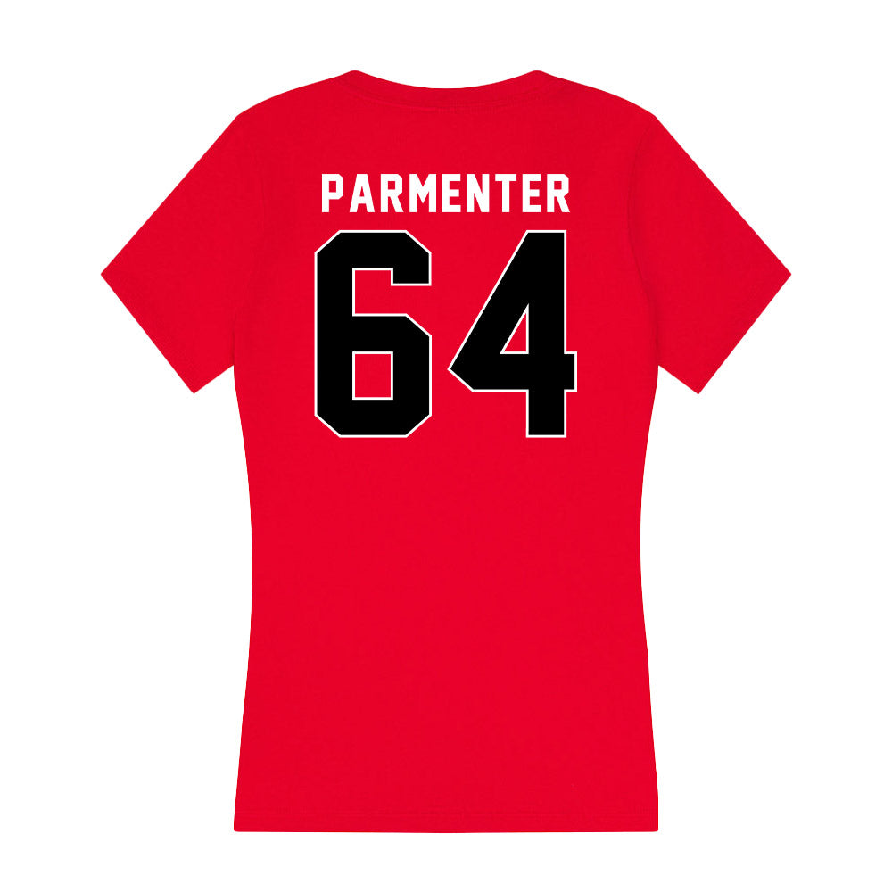 Utah - NCAA Football : Reece Parmenter - Women's V-Neck T-Shirt-1