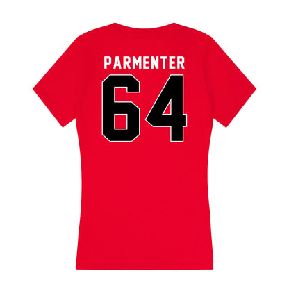 Utah - NCAA Football : Reece Parmenter - Women's V-Neck T-Shirt-1
