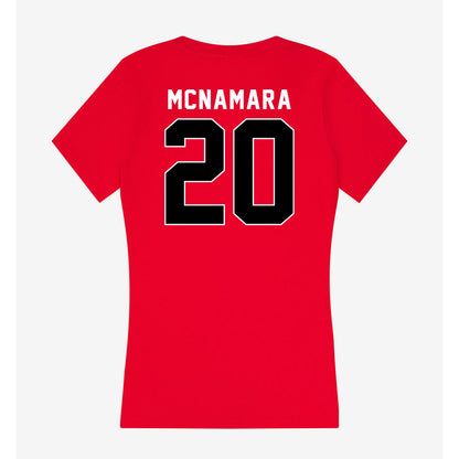 Utah - NCAA Men's Lacrosse : Luke McNamara - Women's V-Neck T-Shirt-1