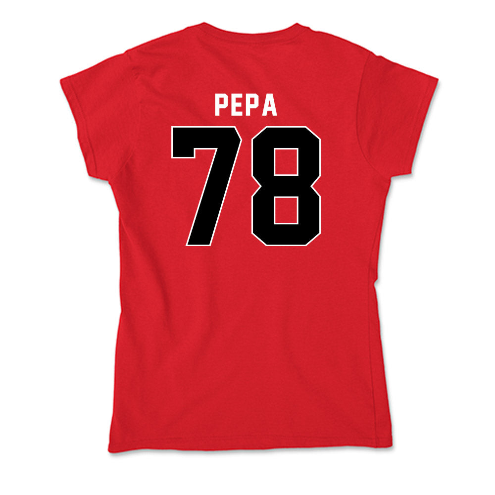 Utah - NCAA Football : Taniela Pepa - Soft Style Women’s T-Shirt-1