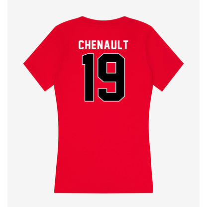 Utah - NCAA Football : James Chenault - Women's V-Neck T-Shirt-1