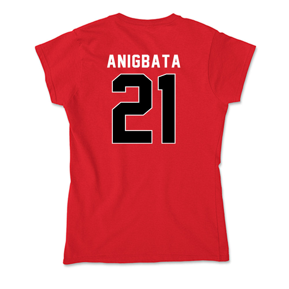 Utah - NCAA Men's Basketball : Alec Anigbata - Soft Style Women’s T-Shirt-1