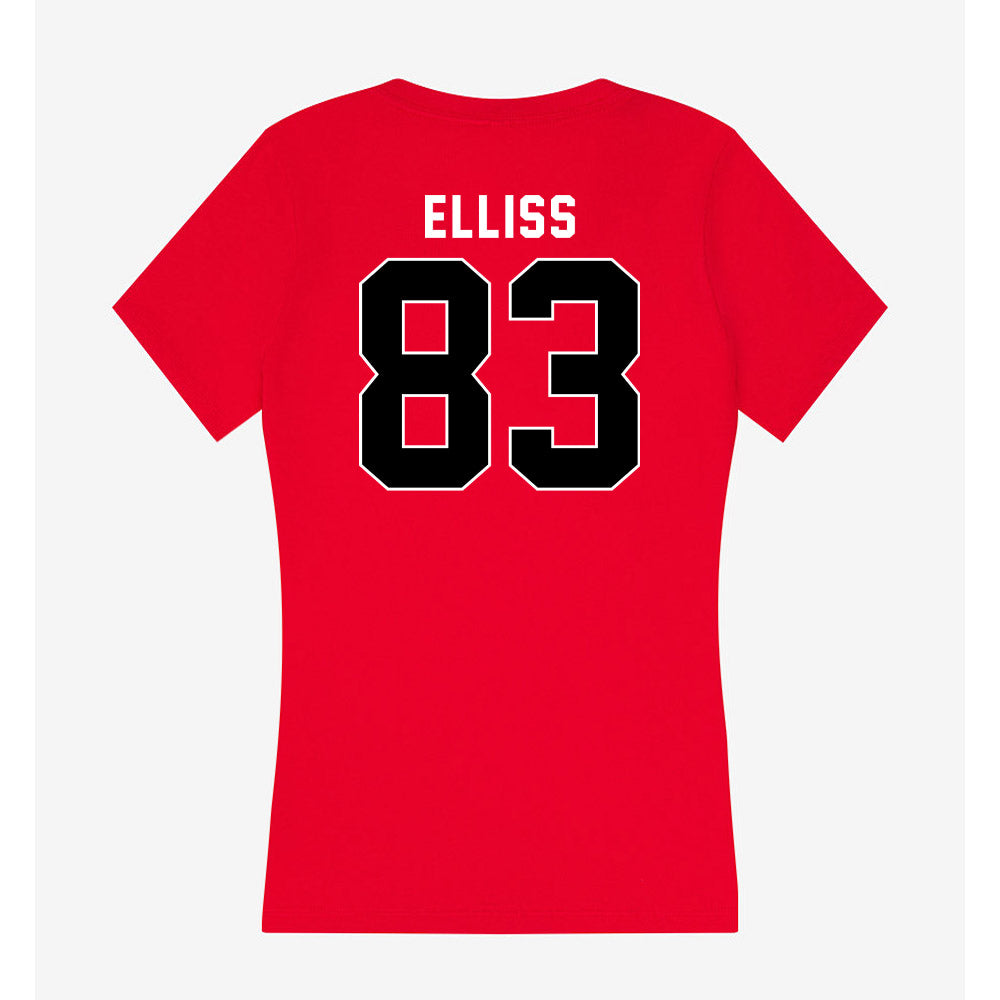 Utah - NCAA Football : Elijah Elliss - Women's V-Neck T-Shirt-1
