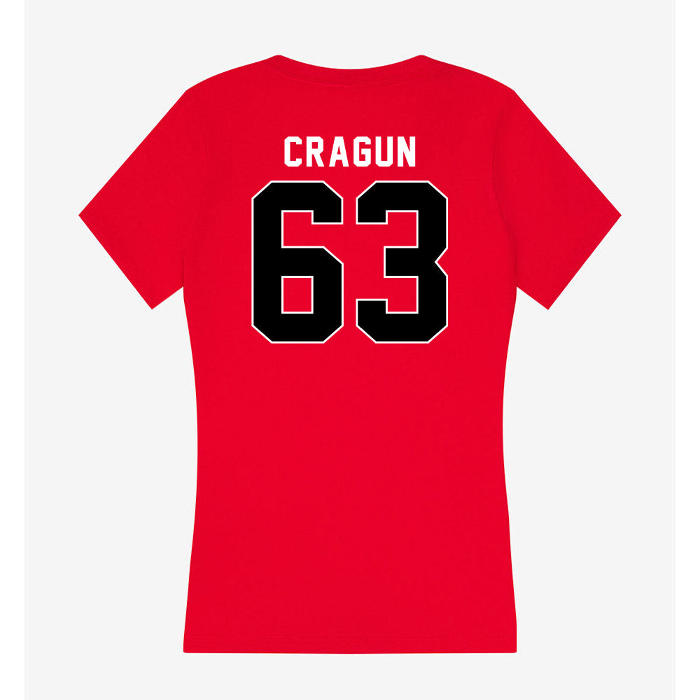 Utah - NCAA Football : Tanner Cragun - Women's V-Neck T-Shirt-1