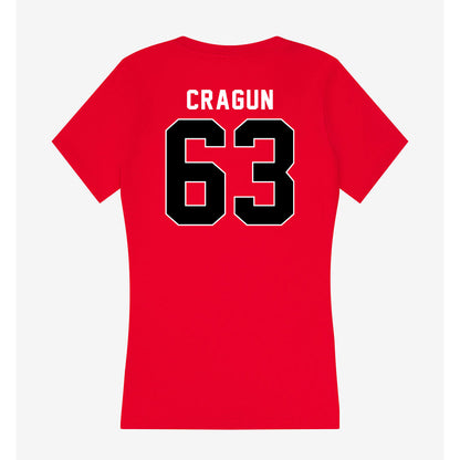 Utah - NCAA Football : Tanner Cragun - Women's V-Neck T-Shirt-1