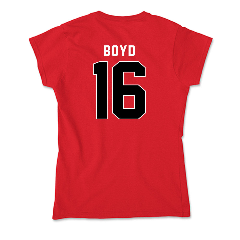 Utah - NCAA Football : Morley Boyd - Soft Style Women’s T-Shirt-1