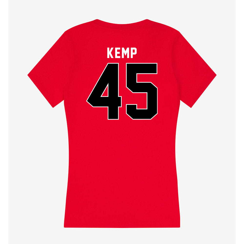 Utah - NCAA Men's Lacrosse : Ryker Kemp - Women's V-Neck T-Shirt-1