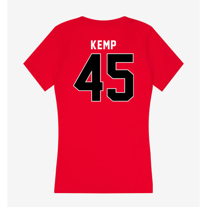 Utah - NCAA Men's Lacrosse : Ryker Kemp - Women's V-Neck T-Shirt-1