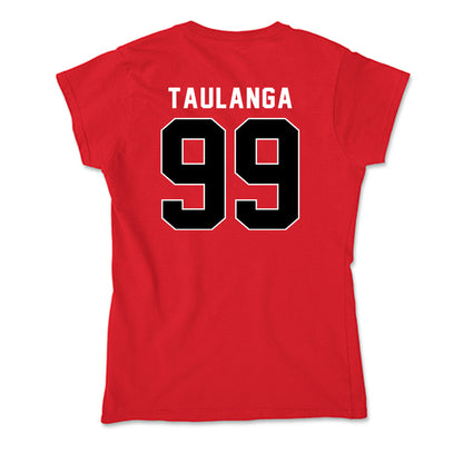 Utah - NCAA Football : Semi Taulanga - Soft Style Women’s T-Shirt-1