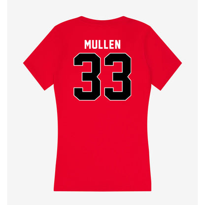 Utah - NCAA Men's Lacrosse : Joel Mullen - Women's V-Neck T-Shirt-1