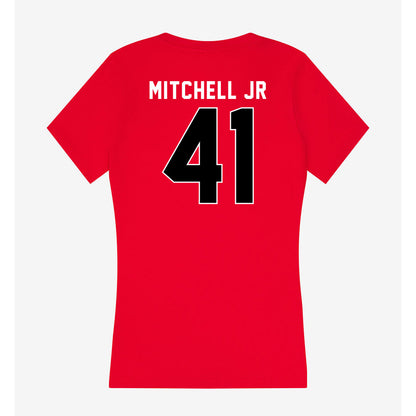 Utah - NCAA Football : LaGary Mitchell Jr - Women's V-Neck T-Shirt-1