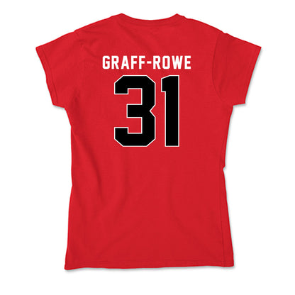 Utah - NCAA Baseball : Ashton Graff-Rowe - Soft Style Women’s T-Shirt-1