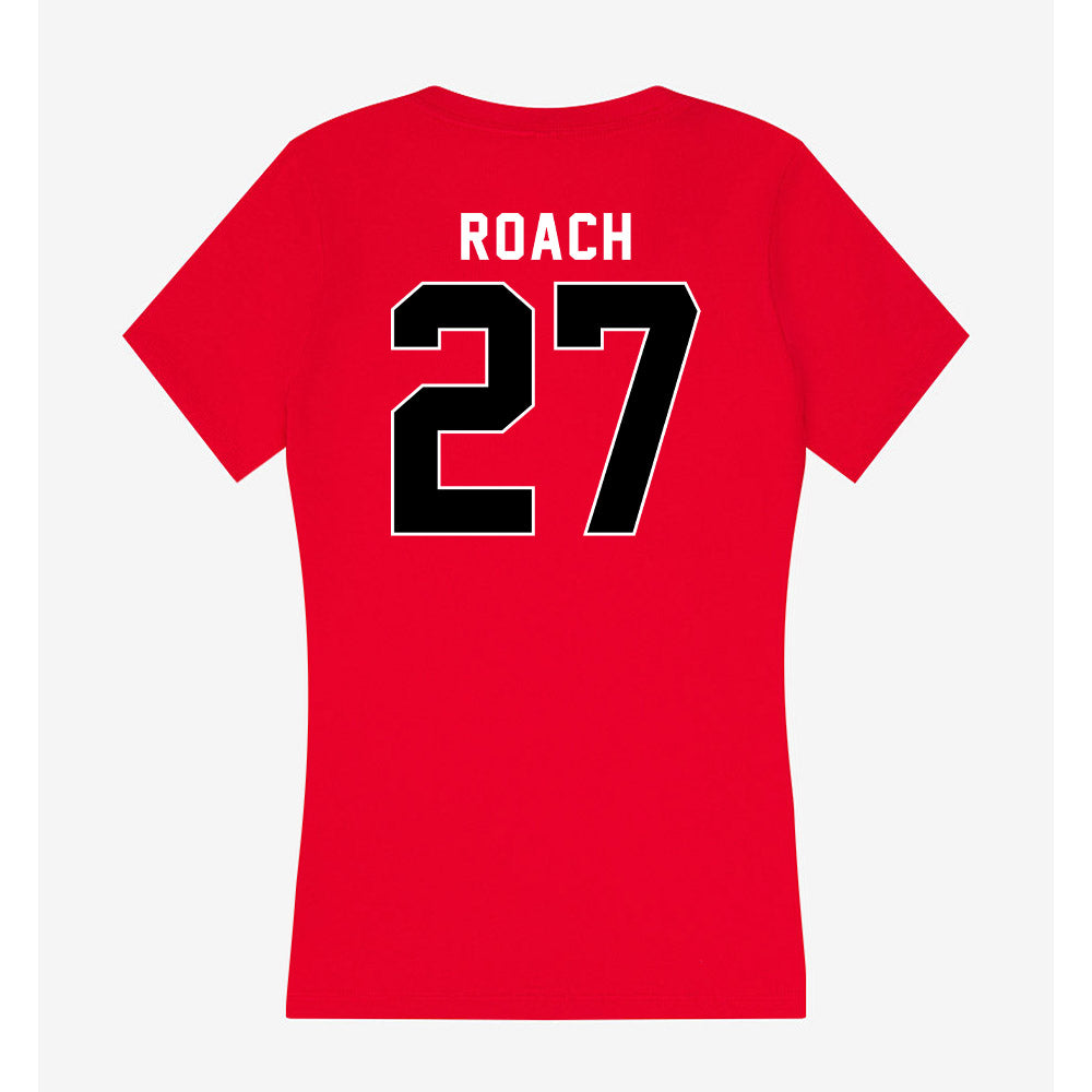 Utah - NCAA Men's Lacrosse : Bryce Roach - Women's V-Neck T-Shirt-1