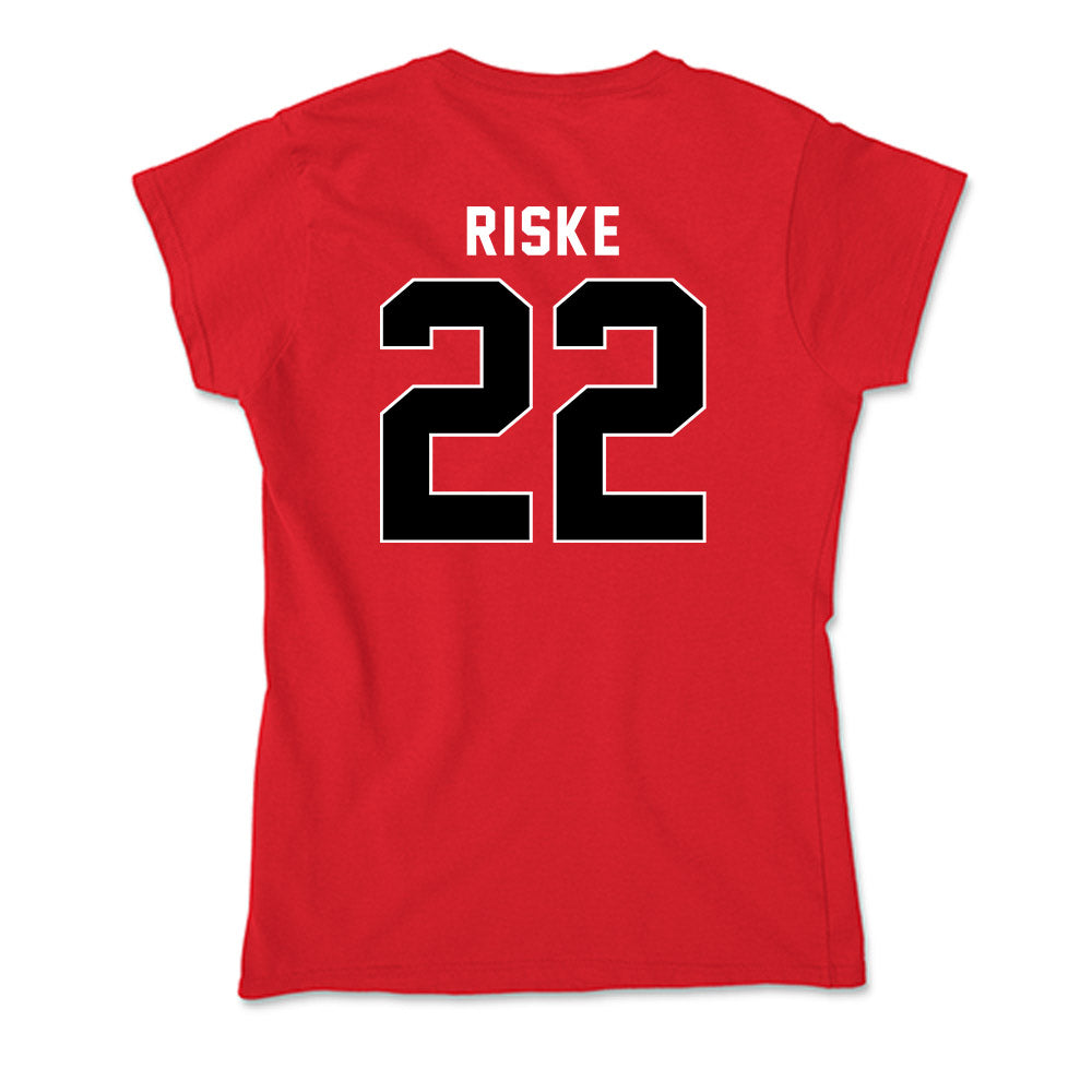 Utah - NCAA Baseball : Payton Riske - Soft Style Women’s T-Shirt-1
