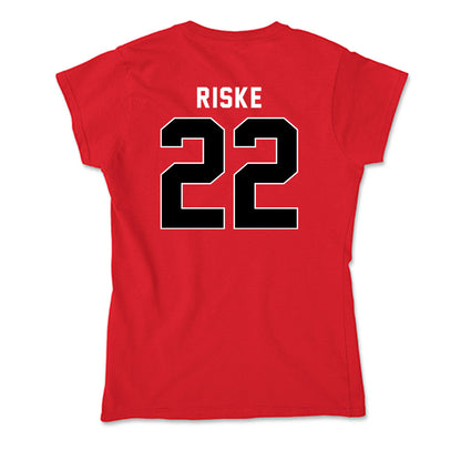 Utah - NCAA Baseball : Payton Riske - Soft Style Women’s T-Shirt-1