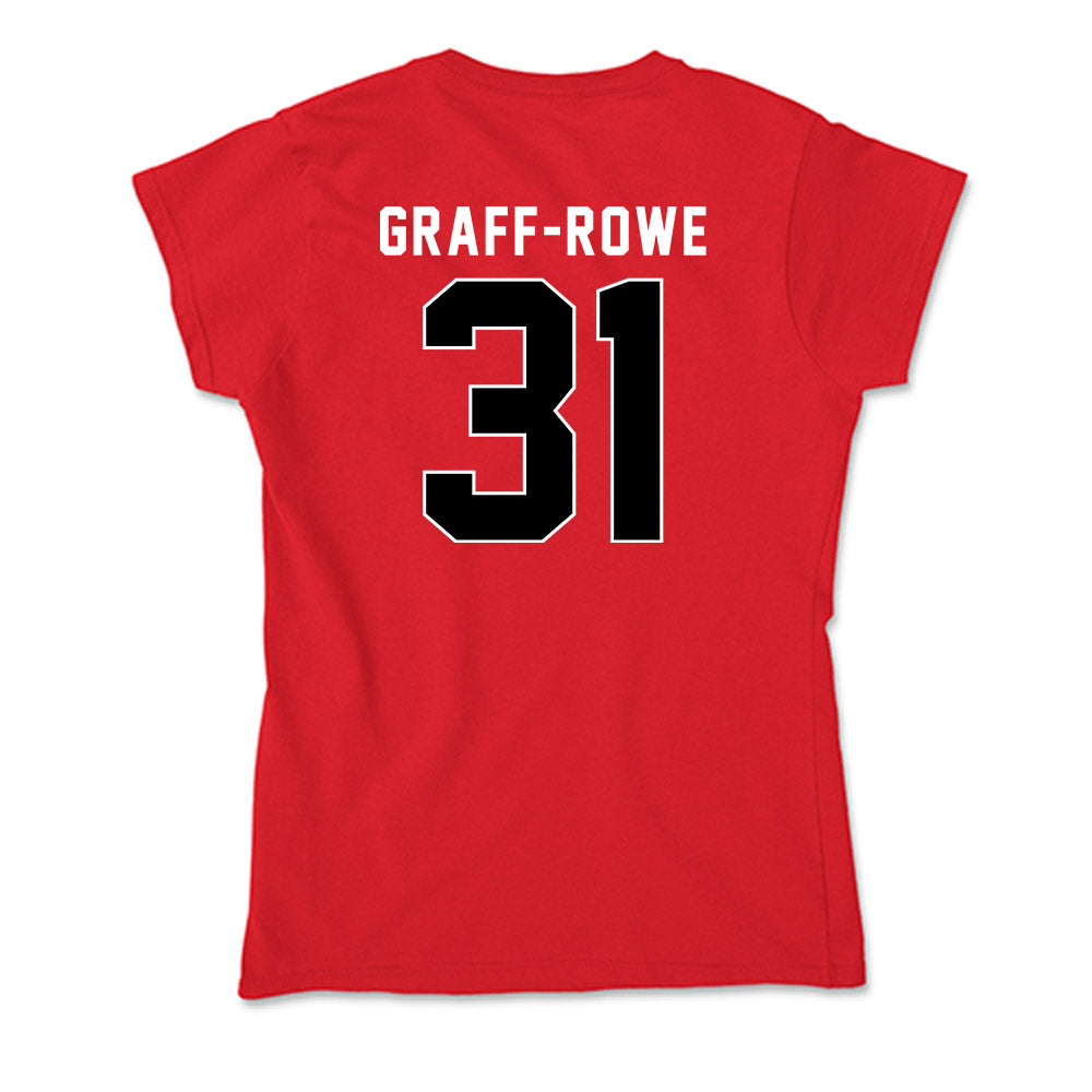 Utah - NCAA Baseball : Ashton Graff-Rowe - Soft Style Women’s T-Shirt-1