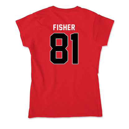 Utah - NCAA Football : Bear Fisher - Soft Style Women’s T-Shirt-1