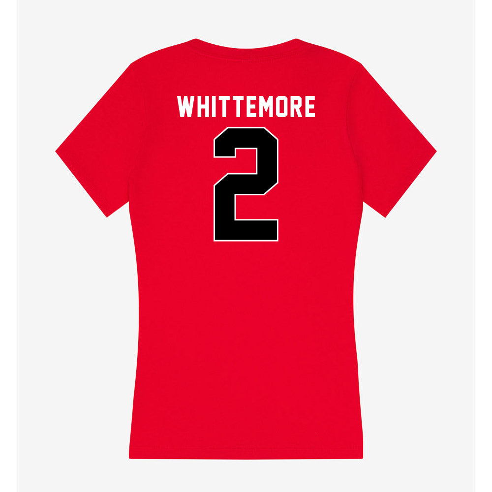 Utah - NCAA Football : Creed Whittemore - Women's V-Neck T-Shirt-1