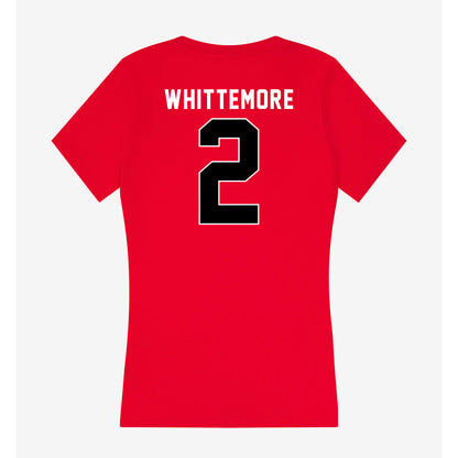 Utah - NCAA Football : Creed Whittemore - Women's V-Neck T-Shirt-1