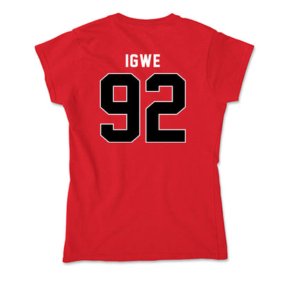 Utah - NCAA Football : Nicholas Igwe - Soft Style Women’s T-Shirt-1