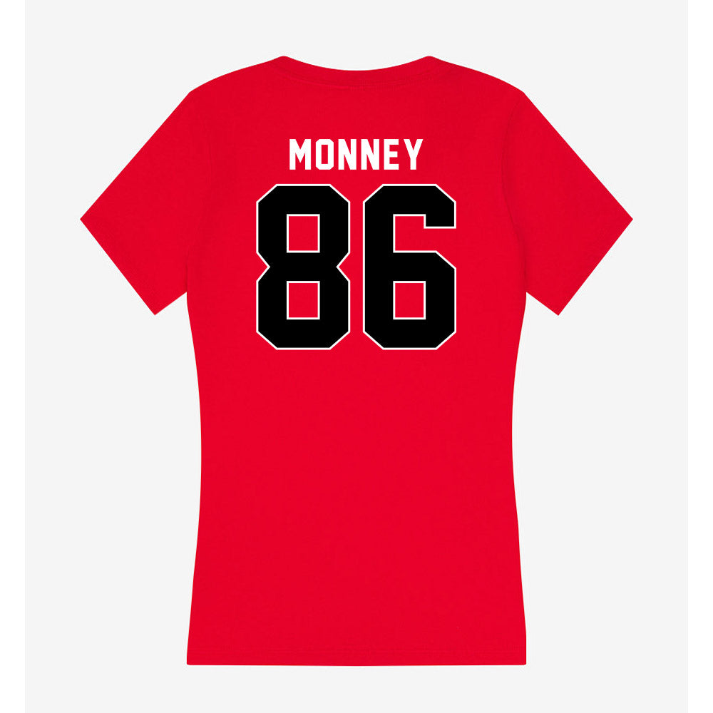 Utah - NCAA Football : Will Monney - Women's V-Neck T-Shirt-1