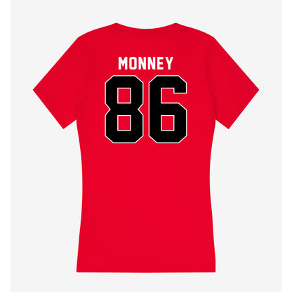 Utah - NCAA Football : Will Monney - Women's V-Neck T-Shirt-1