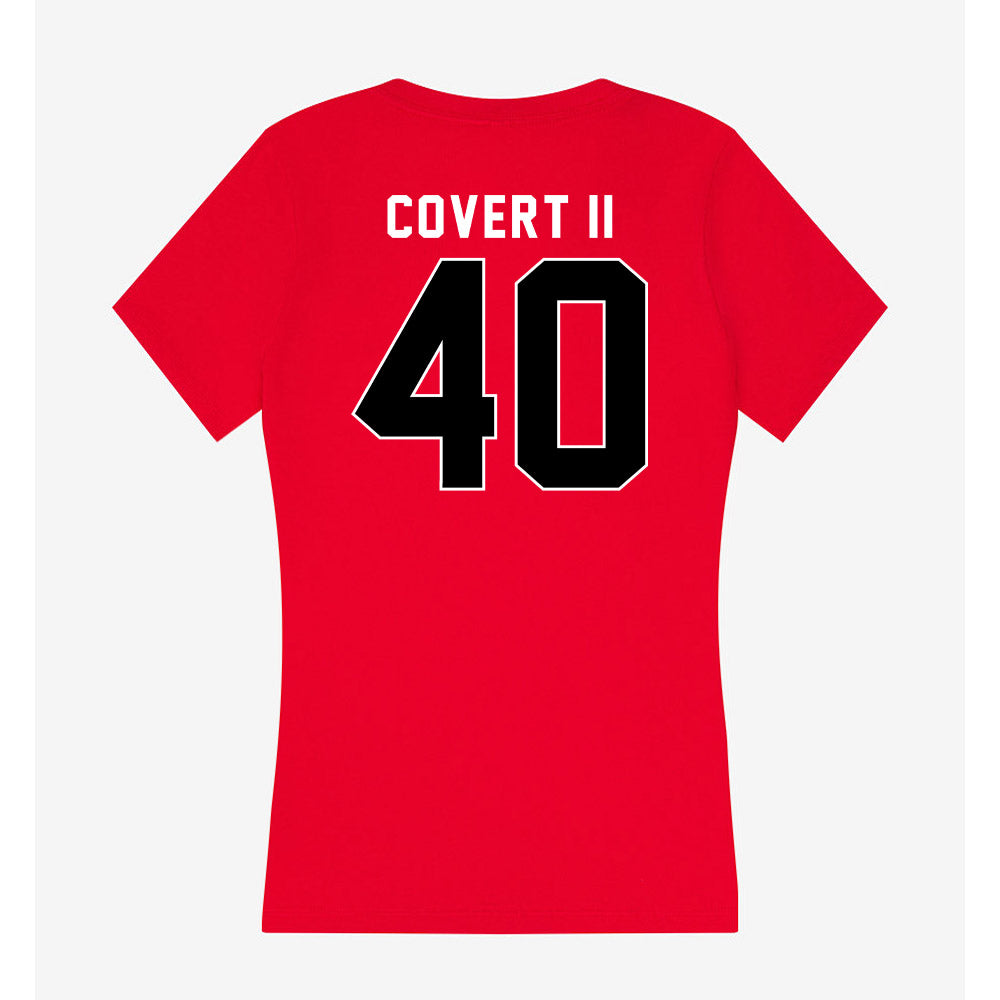 Utah - NCAA Baseball : Chance Covert II - Women's V-Neck T-Shirt-1