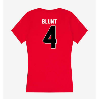 Utah - NCAA Softball : Kate Blunt - Women's V-Neck T-Shirt-1