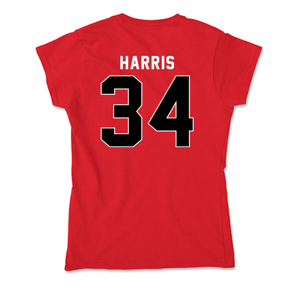 Utah - NCAA Baseball : Malik Harris - Soft Style Women’s T-Shirt-1