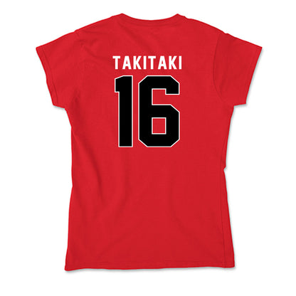 Utah - NCAA Football : Penisimani Takitaki - Soft Style Women’s T-Shirt-1