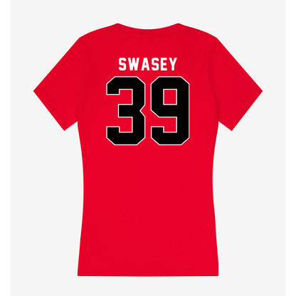 Utah - NCAA Football : Cooper Swasey - Women's V-Neck T-Shirt-1