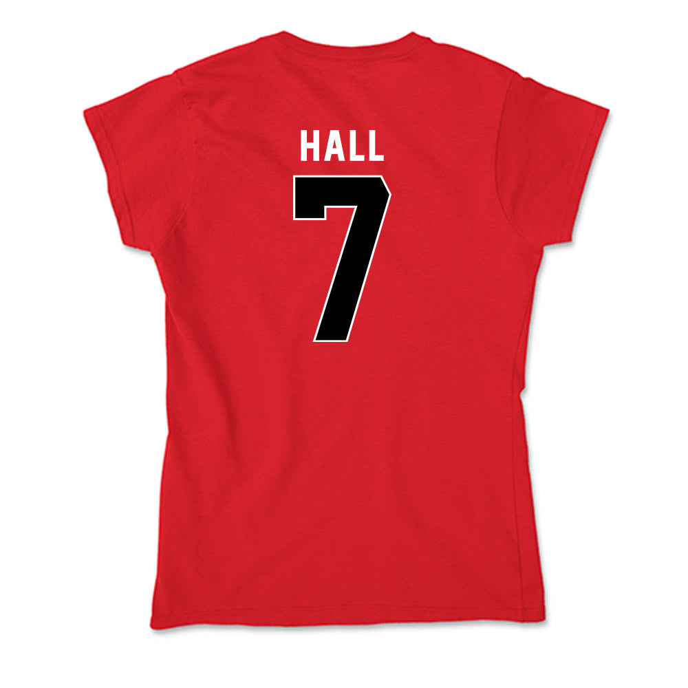 Utah - NCAA Football : Johnathan Hall - Soft Style Women’s T-Shirt-1