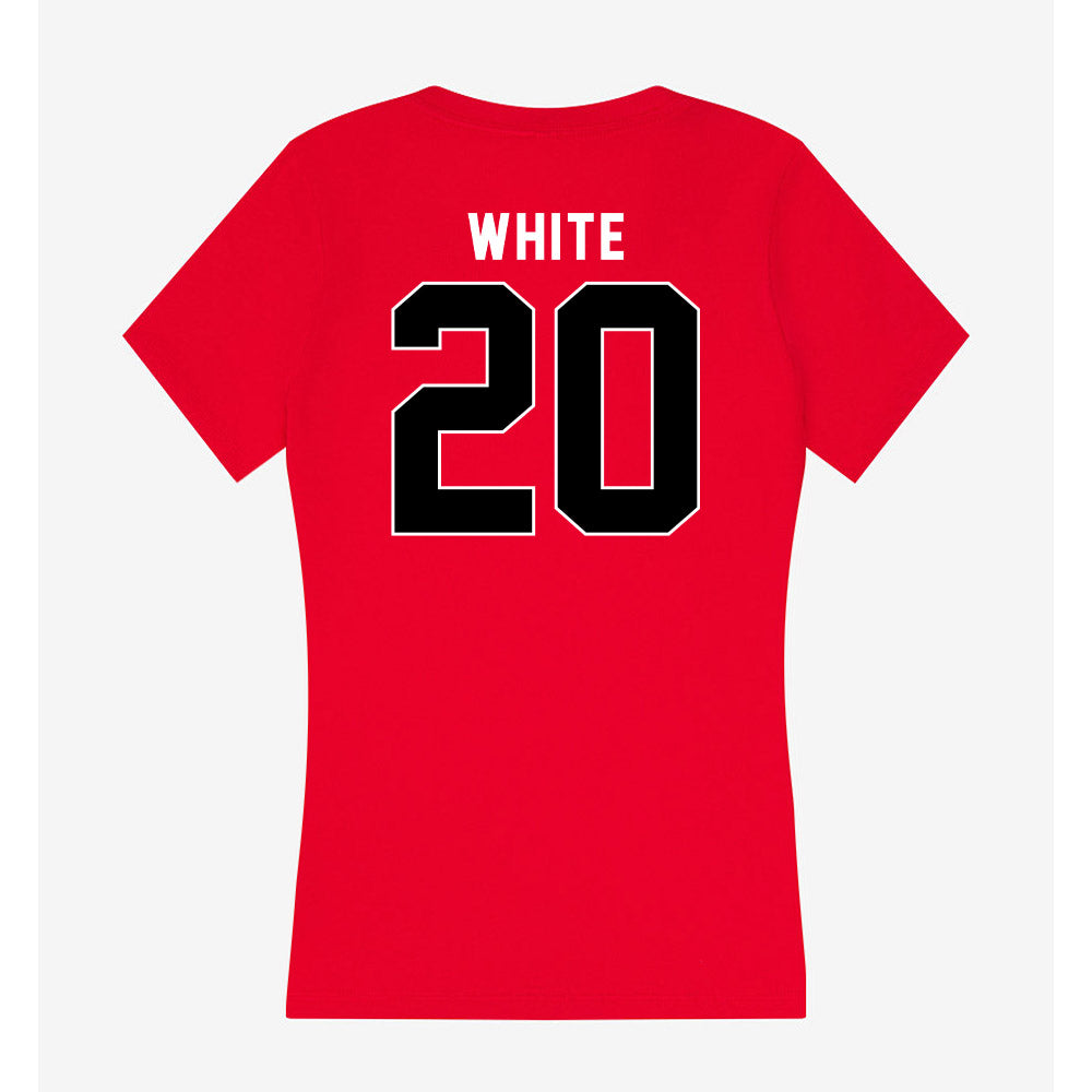 Utah - NCAA Women's Soccer : Sophie White - Women's V-Neck T-Shirt-1