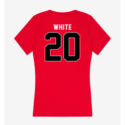 Utah - NCAA Women's Soccer : Sophie White - Women's V-Neck T-Shirt-1