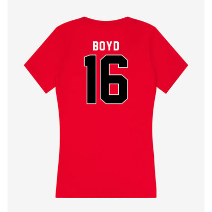 Utah - NCAA Football : Morley Boyd - Women's V-Neck T-Shirt-1