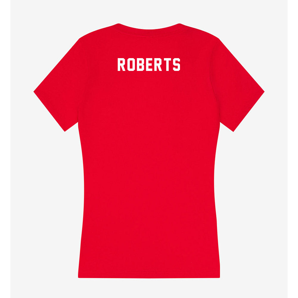 Utah - NCAA Women's Tennis : Hayley Roberts - Women's V-Neck T-Shirt-1