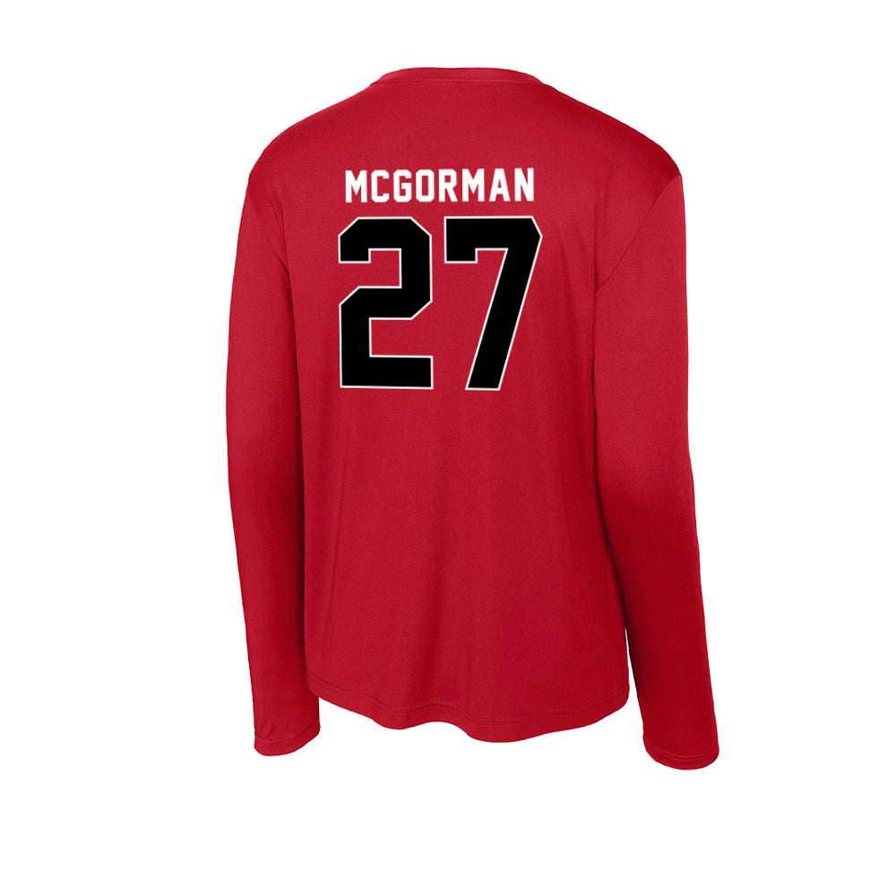 Utah - NCAA Baseball : Anson Mcgorman - Activewear Long Sleeve T-Shirt-1